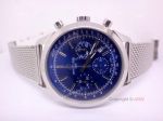 Breitling Transocean Replica watch - SS Blue Chronograph Watch